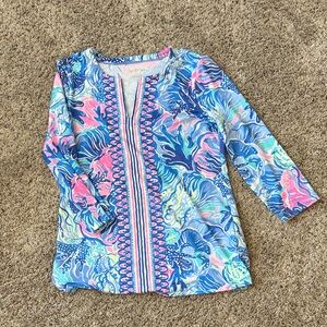 Lilly Pulitzer Multicolor Floral Top